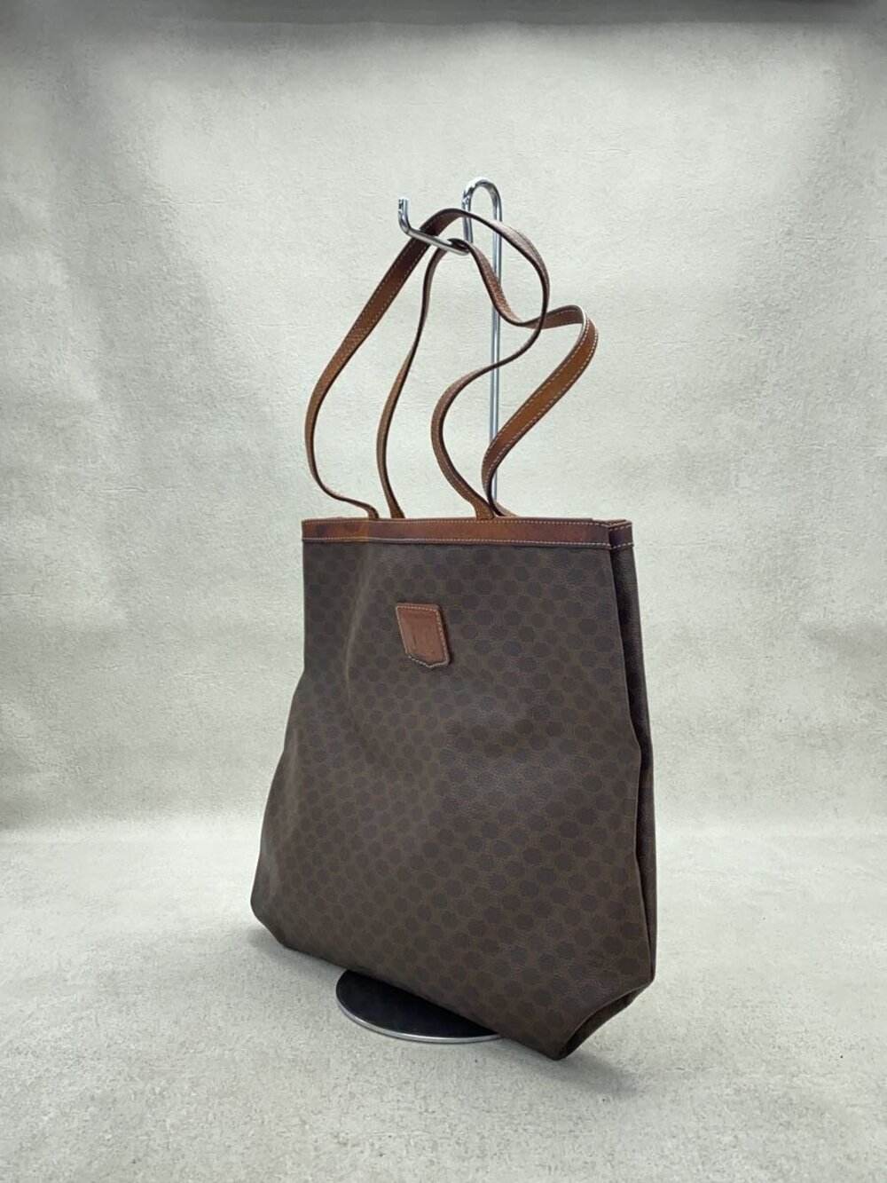 Celine Canvas Coated Tote Macadam brown Bag Brown